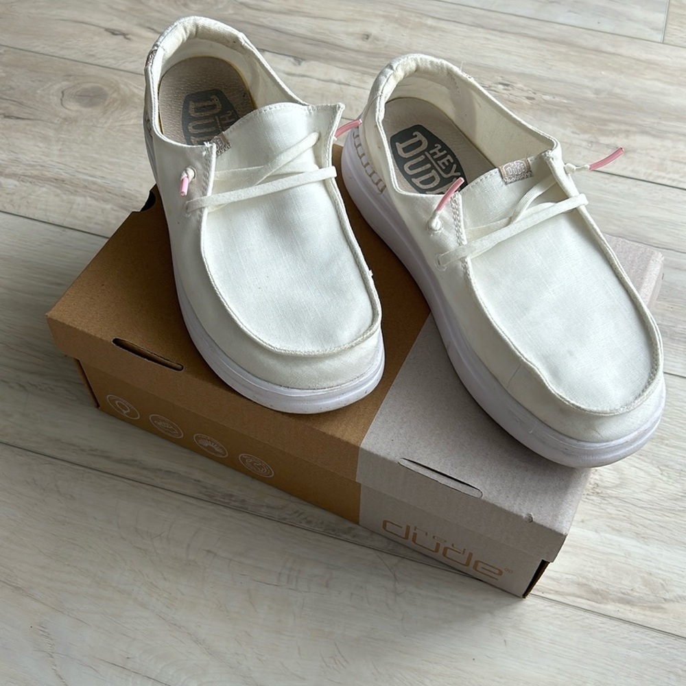 Hey Dude 7 Wendy Rise spark white